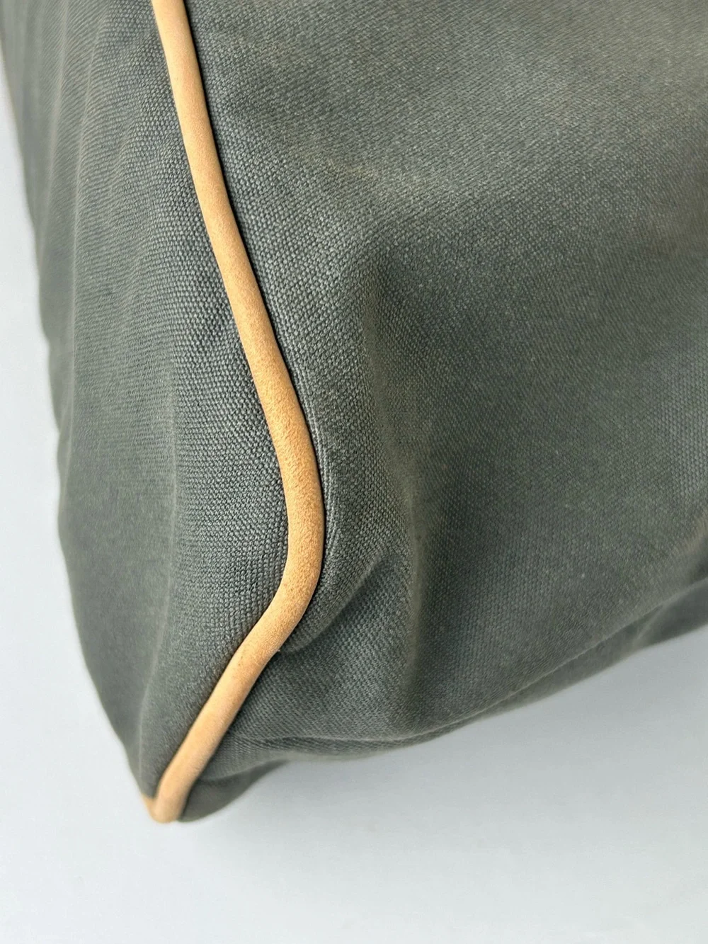 Hermès Bolide 31 Canvas Trousse — Customized Tote, Added Leather Handles